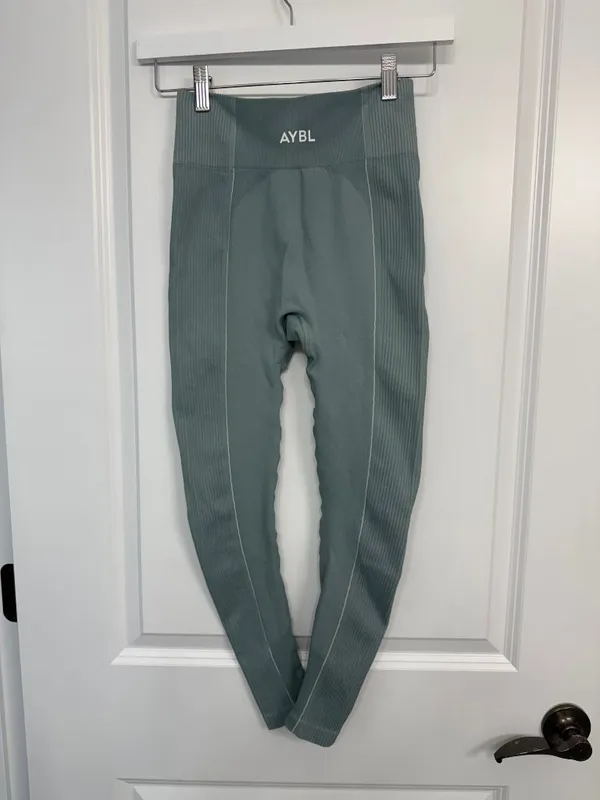 AYBL Reflex Seamless High Rise Leggings Teal Green S - Image 5