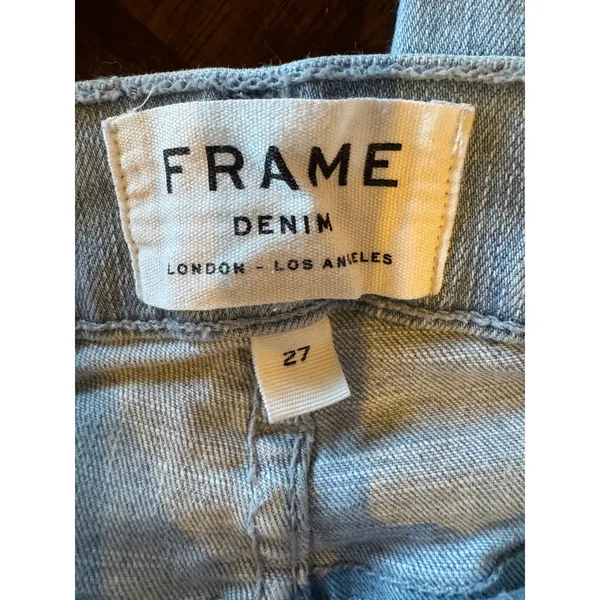 Frame Denim Jeans Women 27 Blue Tadley Light Wash Ali High Rise‎ Cigarette - Image 7