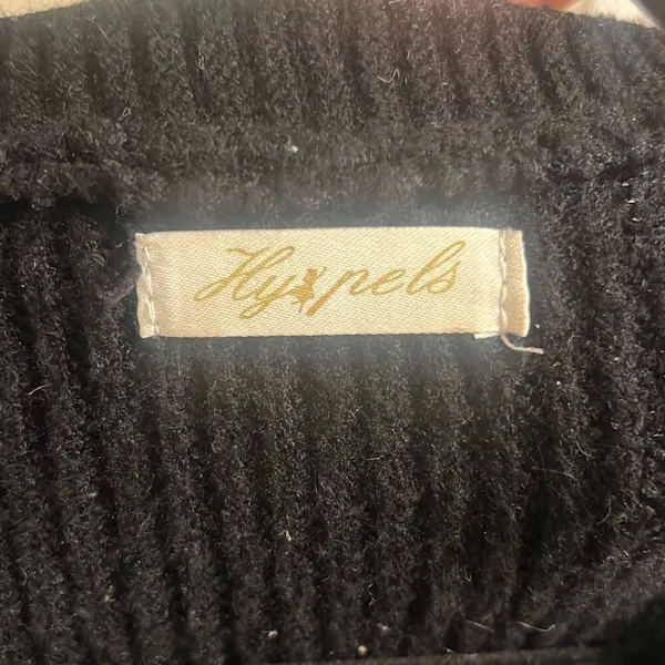 ✨Hyipels Women's Sweater Vest Sleeveless Black Sz Large Cardigan✨ - Image 7