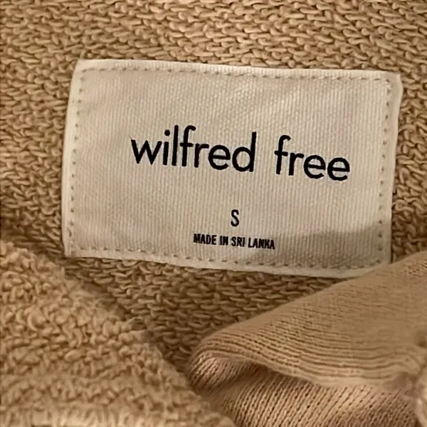 Aritzia Wilfred Free 100% Organic Cotton The Ganna Shaket, tan , oversized S - Image 4