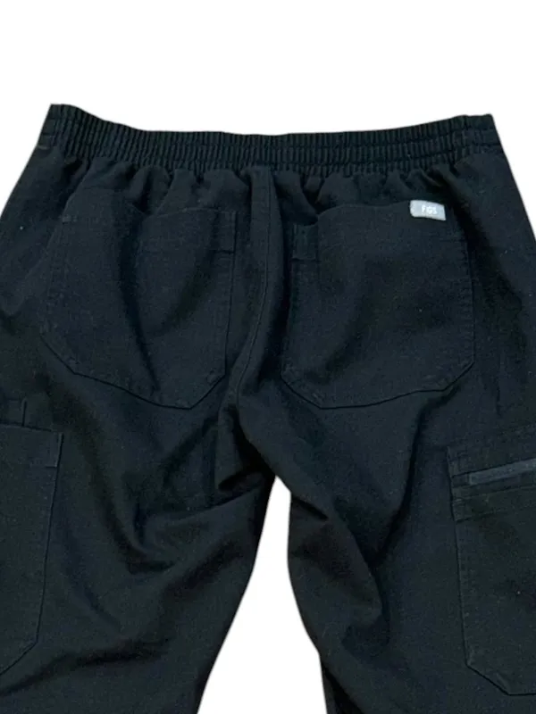 FIGS Yola High Rise Scrub Pants Black XS/P Nurse Healthcare Hospital Uniform - Image 4