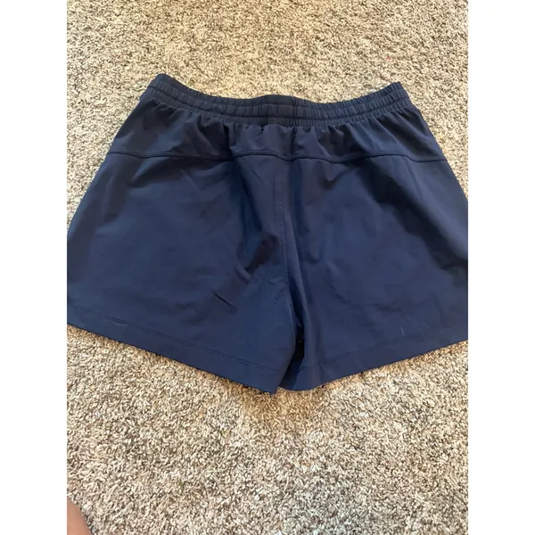 Fabletics All Day Short Womens Small Navy Blue Athletic Running Gym Pockets - Image 5