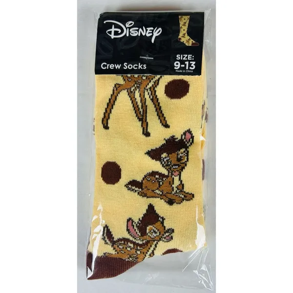 New Disney Movie Crew Socks Women's Size 9-13 Timone Bambi Moana Simba Lot of 4 - Image 11