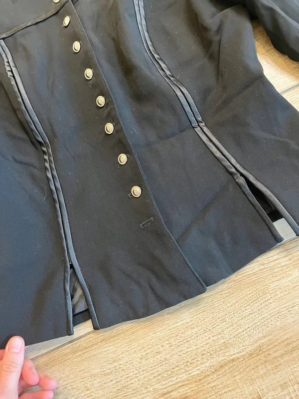 Womens Vintage Platinum by Dorothy Schoelen Black Blazer - 4 - Image 3