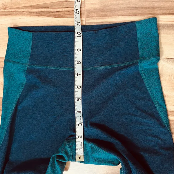 Outdoor Voices Women's Sz S High Waist 2 Piece Legging Set Blue & Green - Image 9