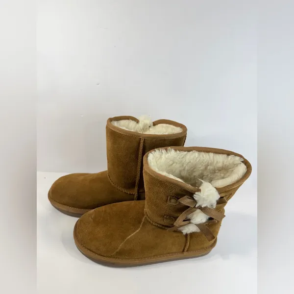 Koolaburra by UGG Chestnut Bow Shearling Winter Boots Women’s 5 - Image 9