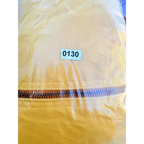 Faconnable Albert Goldberg Mustard Yellow Bomber Jacket Water Repellent Size L‎ - Image 8