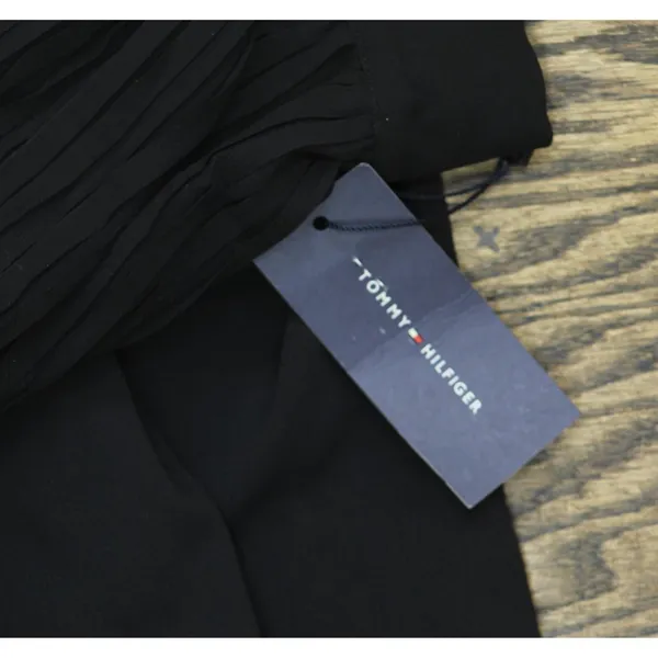 NWT Tommy Hilfiger Womens Plus Scuba Crepe Cocktail and Party Dress Black 20W - Image 5