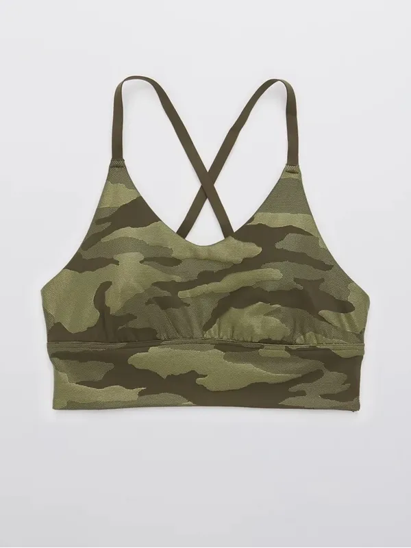 Offline Arie Olive Camo Strappy Sports Bralette - Women Intimates NWOT - Image 4