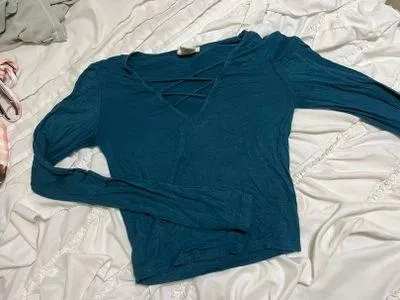 Long Sleeve Blue Size XS - Image 2