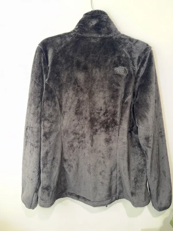 The North Face Black Plush Fleece Zip Jacket - Image 7