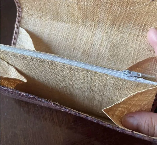 Artisinal boho wallet great for summer beach ect - Image 5