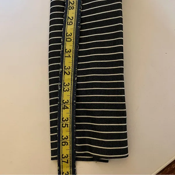 The Riviera Pant Black White Striped Slim Fit Ankle Pants Size 6 - Image 6