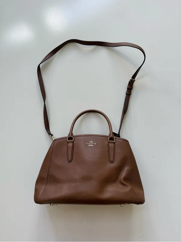 COACH Brown Small Margot Carryall - Image 2