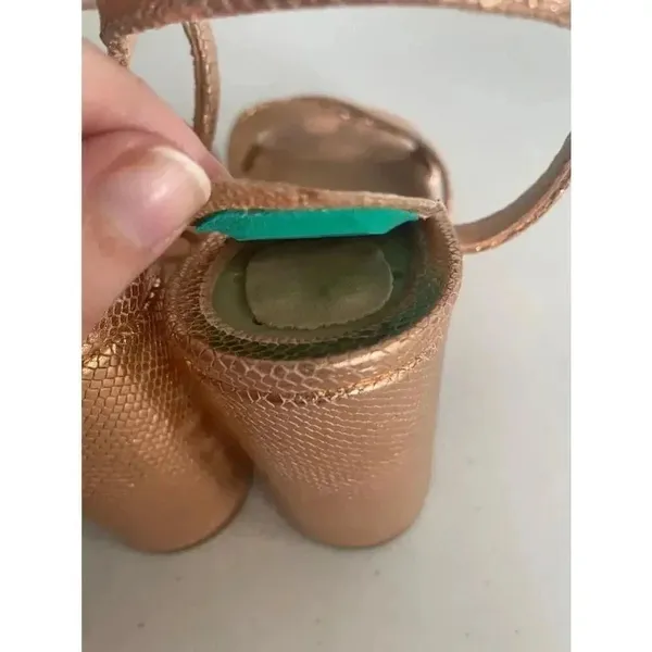 Women's Antonio‎ Melani Rose Gold Gwen’s Sandals Size 7M GUC! - Image 6