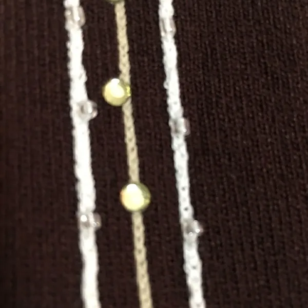 Finite sooo Vintage silky knit rhinestone top‎ - Image 2