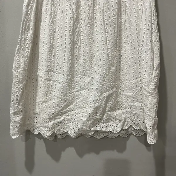 Mustard Seed Dress Lace Ruffle Sleeves Lightweight‎ Shorts Lined Small V Neck - Image 3