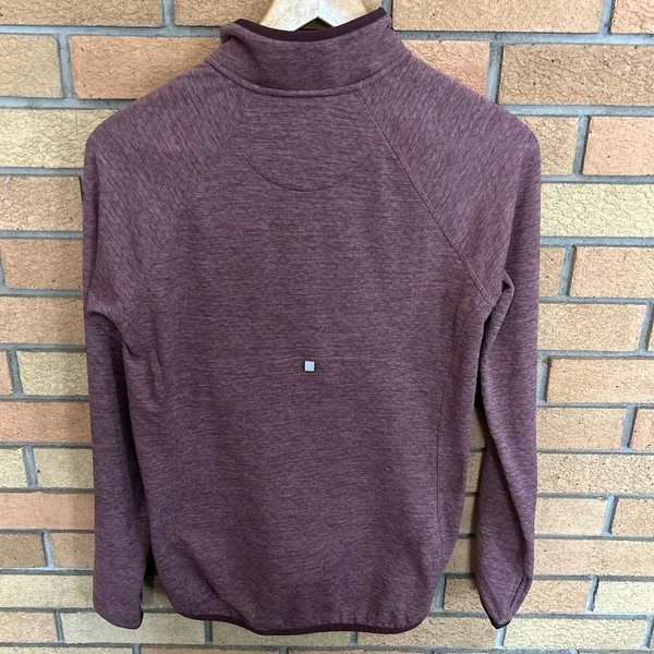 L.L. Bean Adventure Grid Fleece Quarter-Zip Pullover Women’s Size XS - Image 2