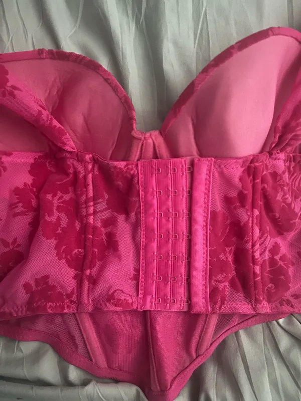 Body Rage Hot pink corset crop top - Image 6