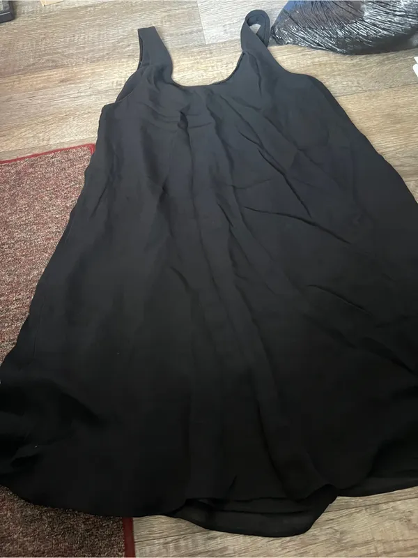 Aritzia Wilfred black silk mini dress - Image 7