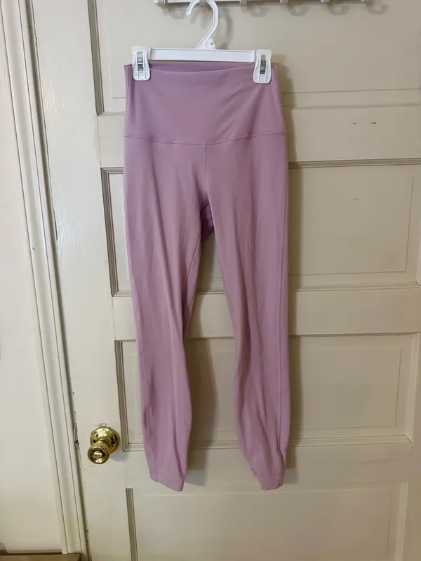 Lululemon Pink Double Lined Align Leggings - Image 3