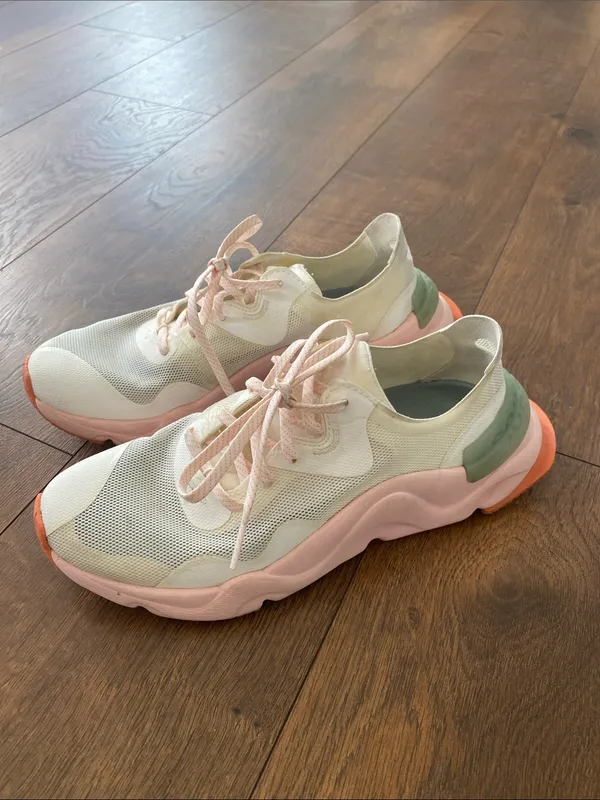 Sorel Kinetic RNEGD Float Sneakers Chalk Eraser Pink Women’s Size 8 - Image 3