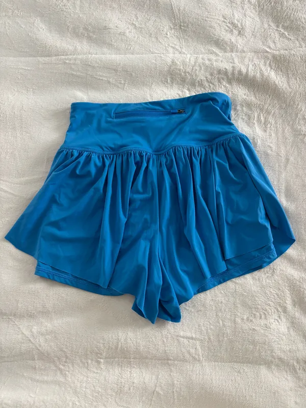 Blue Flowy Athletic Shorts Size XXS - Image 2