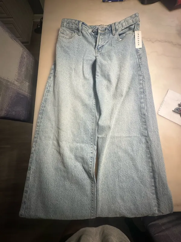 low rise baggy wide leg pacsun jeans - Image 4