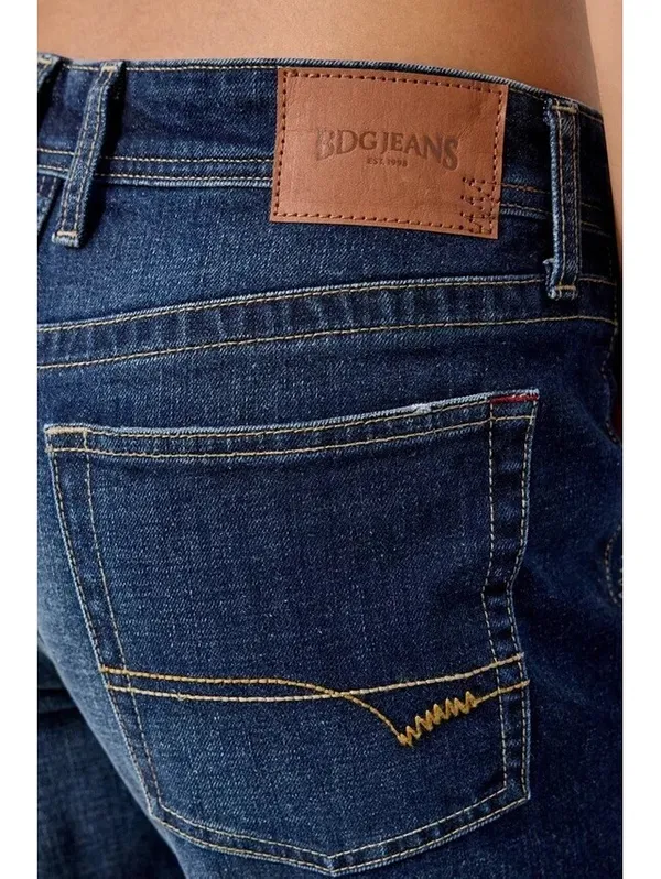 UO BDG Teo Printed Relaxed Low-Rise Bootcut Jeans Urban Outfitters NWT Size 26 - Image 5