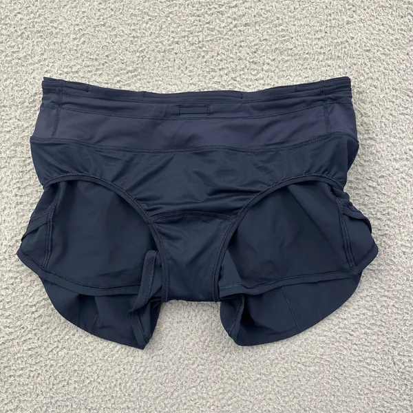 Lululemon Speed Up Shorts Mid Rise 3.5" Navy Blue Athletic Athleisure Women's 8 - Image 3