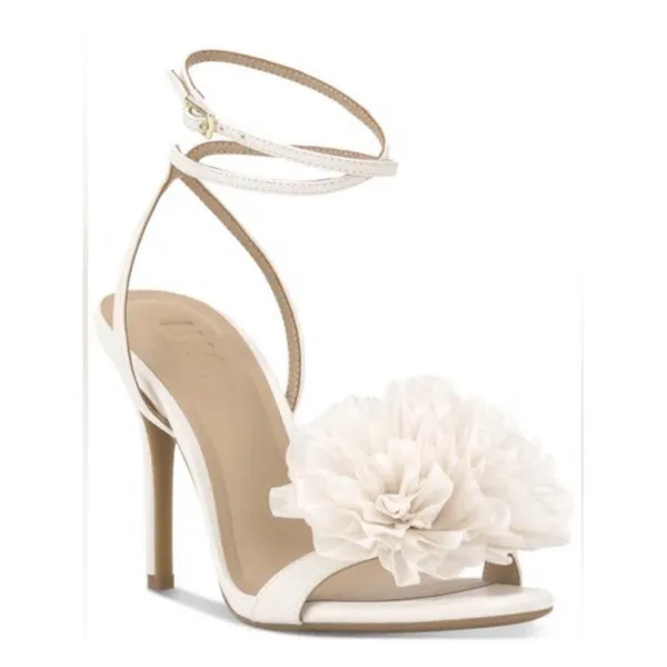 I.N.C. International Concepts Size-9M Harvina Flower Heels Preppy‎ White - Image 2