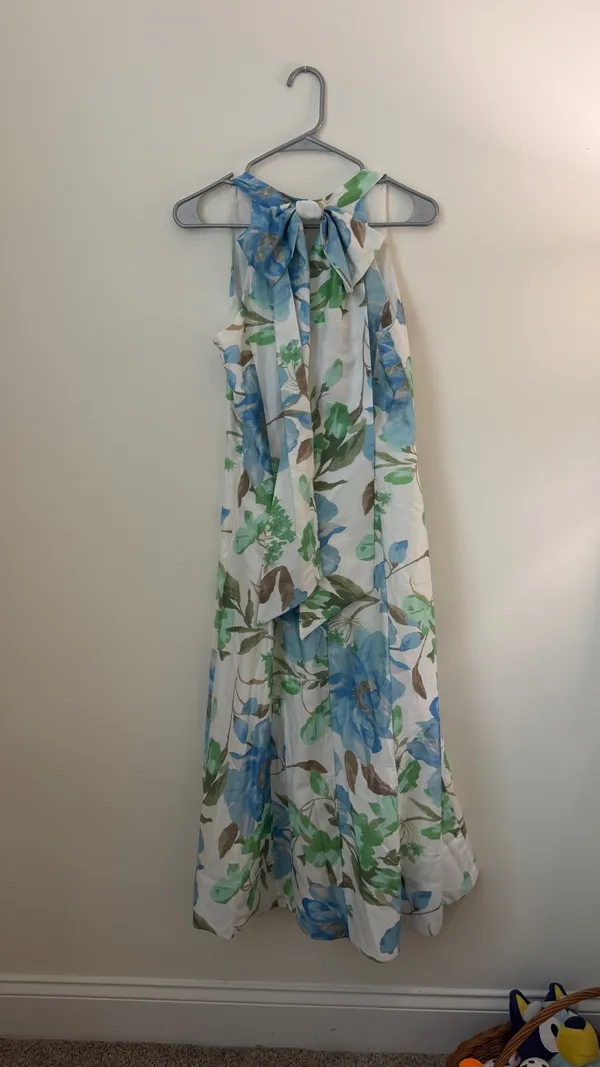 Floral dress Blue Size XS - Image 2