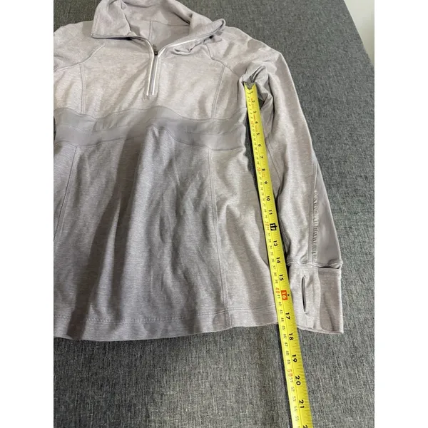 Lululemon Women's Run Full Tilt Quarter Zip Light Purple Sz 6 Running Gym Walkin - Image 5