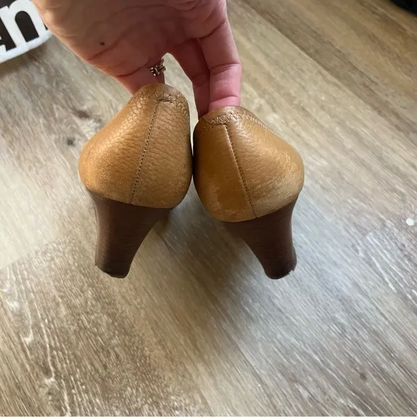 Tory Burch Leather Wedge Heel - Image 2