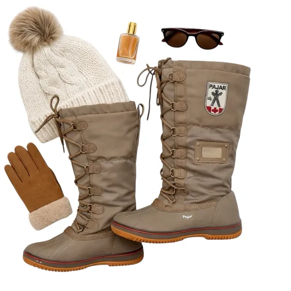 Pajar Canada Gia Waterproof Fleece Lined Snow Boots Women 37 Winter Warm in EUC - Image 16