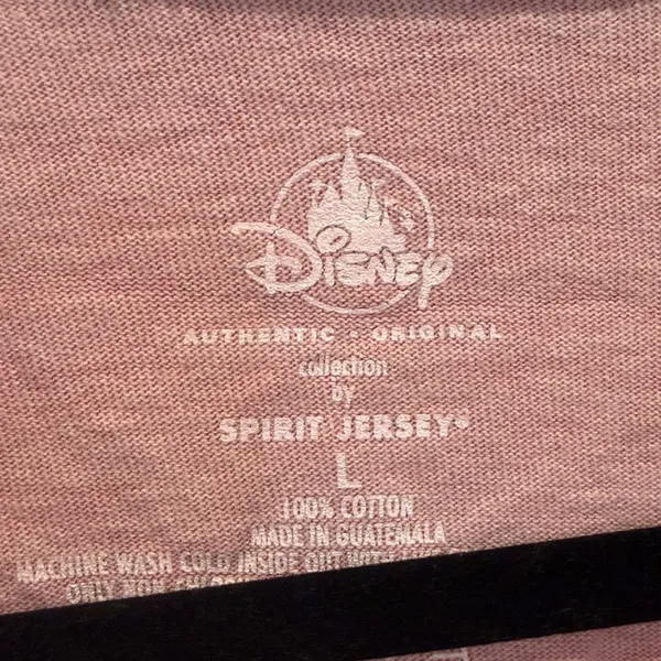 Disney Parks Pink Spirit Jersey Glitter‎ “D” Est. 1955 Long Sleeve Oversized Top - Image 4