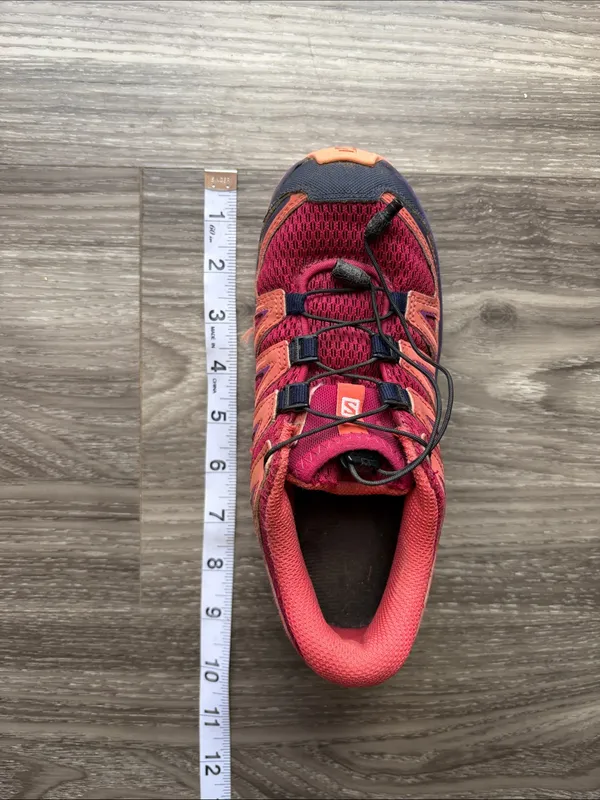 Salomon XA Pro J Women's Trail Running Shoes Size 2 US Red,melon,purple - Image 15