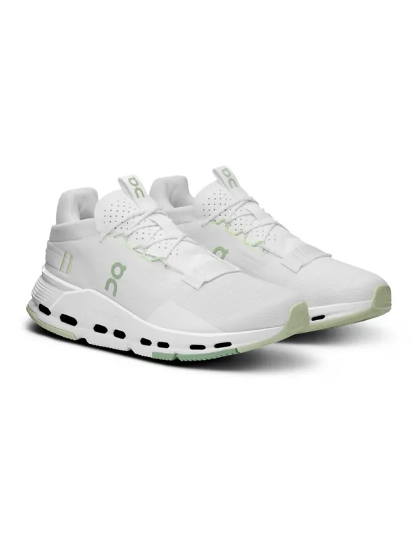 NEW ON Cloudnova, Women’s Size 6 White/White/green - Image 2