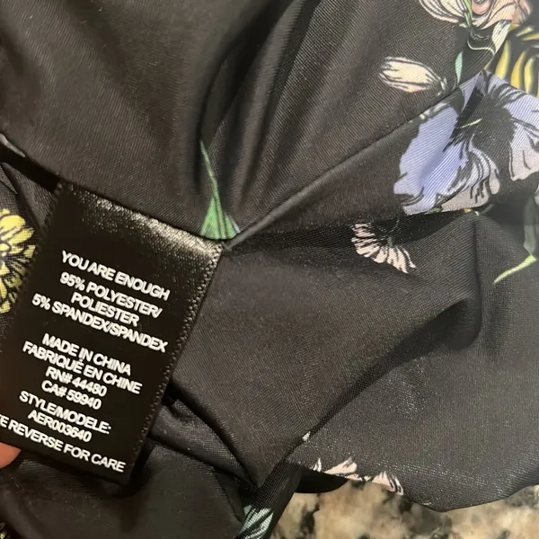 AFRM Bodysuit Celyn Sleeveless, Spring Noir Bouquet Size M New w/o Tag - Image 6