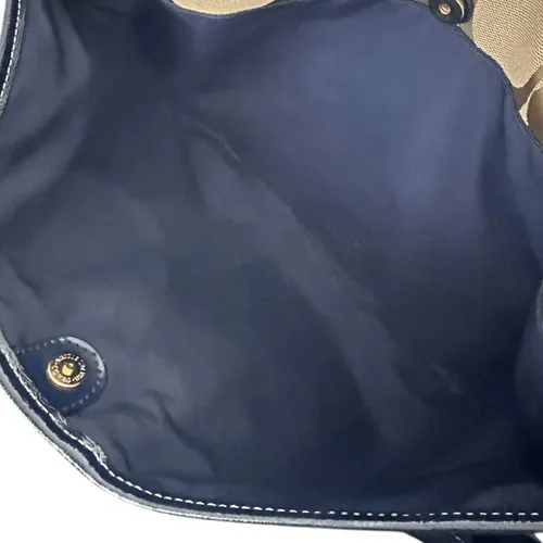 COACH Crossbody‎ Signature Foldover - Khaki/Navy F23304 Jacquard Tote - Image 14