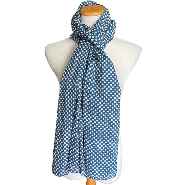 Womens Boutique Chic Polka Dot Head Neck Scarf Scarves Pashmina Wrap - Image 2