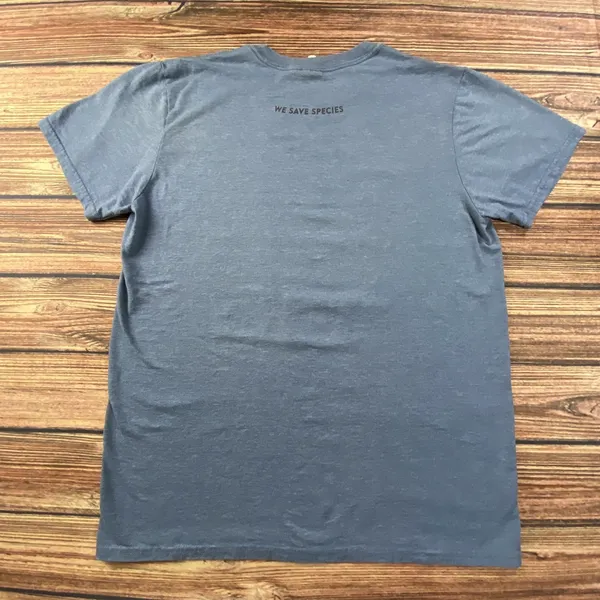 Smithsonian National Zoo Park Graphic T-Shirt Zoo Animals Blue Adult Sz M - Image 3