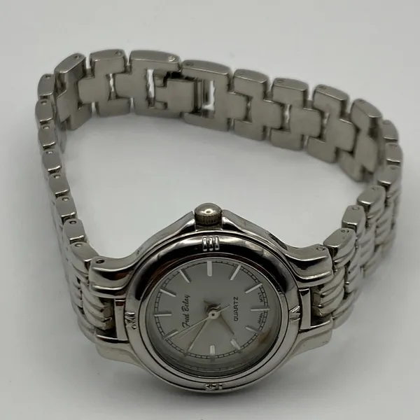 Elegant Fred Belay Ladies Silver Tone Stainless Steel Watch New Battery - Image 2