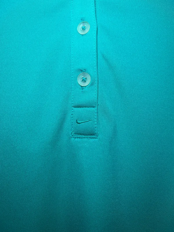 Nike Golf Womens Dri-FIT Tour Performance Polo Shirt Teal Blue NWT Cool Size XS - Image 2