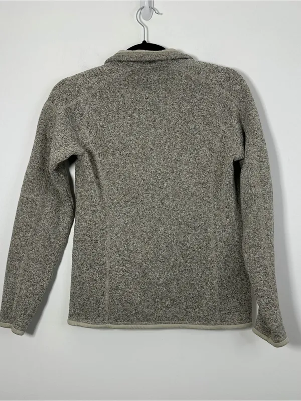 Patagonia Better Sweater 1/4 Zip Pullover Women’s Small Gray Fleece Jacket - Image 4
