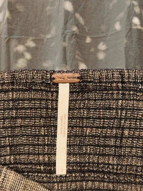 Free People Out West Corset Plaid Crop Top - Image 5