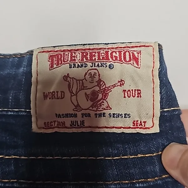 True Religion Julie skinny low rise jeans blue size 25 - Image 6