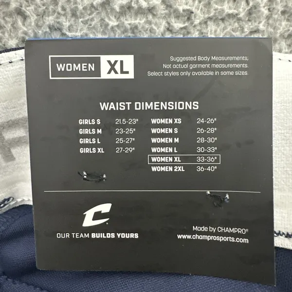 NWT Champro Softball Pants Navy Blue‎ Sports Fastpitch Women's XL x 23 - Image 4