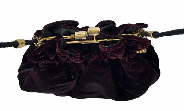 Velvet Kiss Lock Purse Purple - Image 2