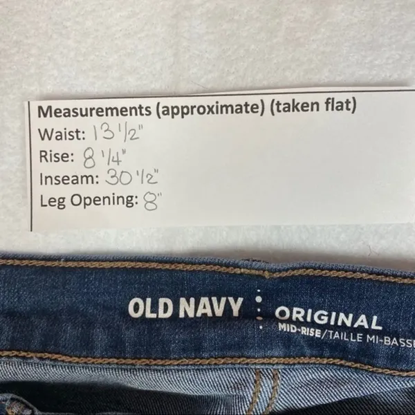 Old Navy Original Bootcut Stretch Medium Wash Jean‎ - Image 2